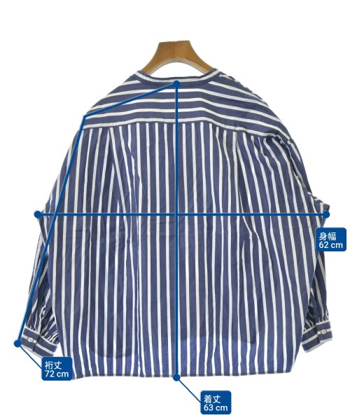 Le glazik（ルグラジック）カジュアルシャツ 紺 サイズ:36(S位) レディース/2200631949039