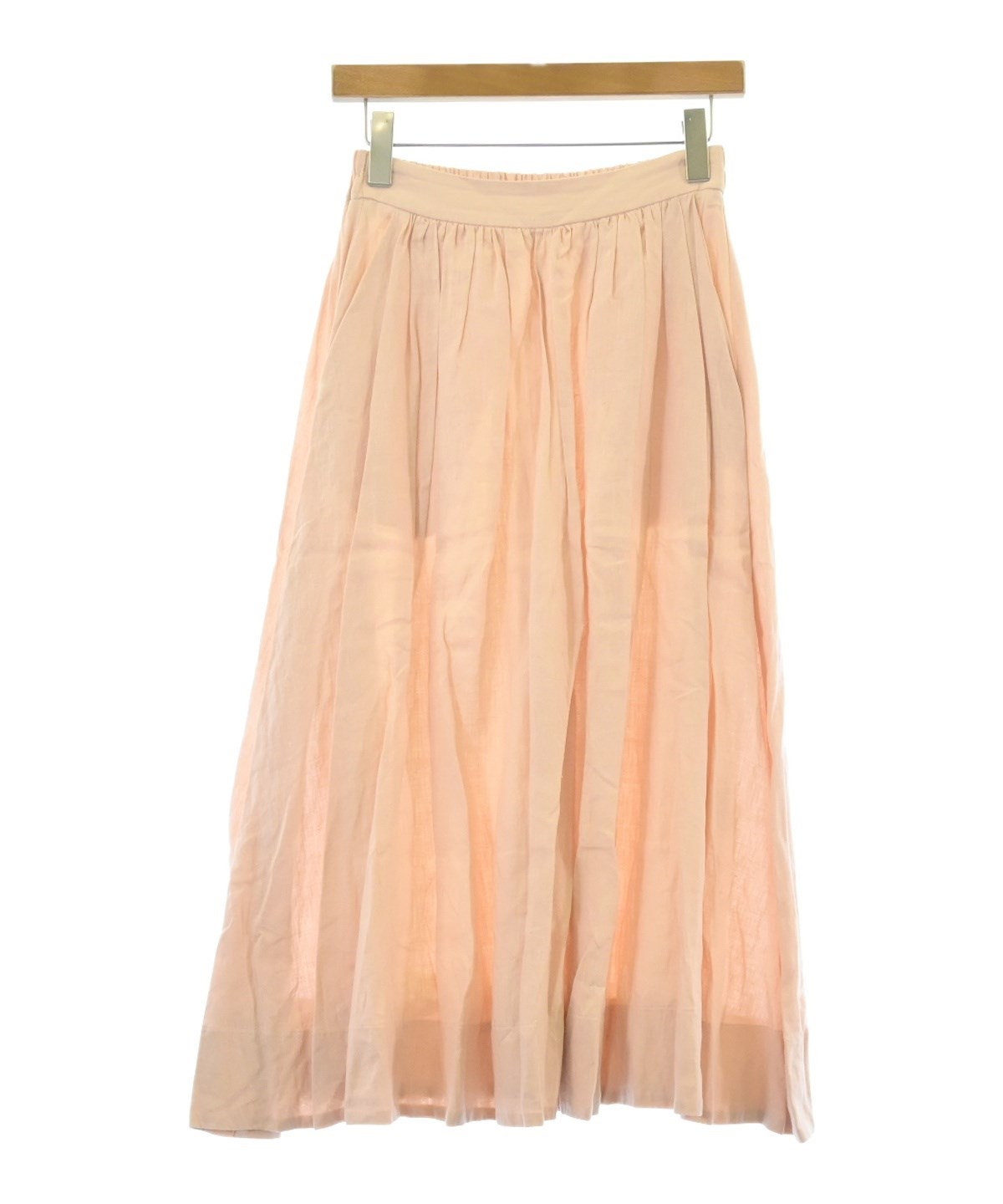 【Le glazik】サイズ36　L～LLサイズ相当　ロングスカート LE GLAZIK｜ギャザー スカート GATHERED SKIRT マキシ丈 フレア