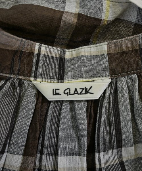 Le glazik（ルグラジック）シャツワンピース 茶 サイズ:36(S位) レディース/2200602876074
