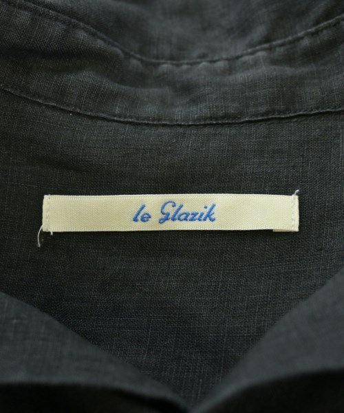 Le glazik（ルグラジック）カジュアルシャツ 黒 サイズ:38(M位) レディース/2200680350015