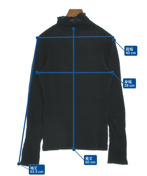 Le glazik（ルグラジック）Tシャツ・カットソー 黒 サイズ:36(S位) レディース/2200632288106