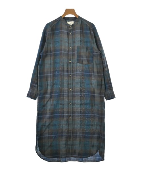 Le glazik(ルグラジック)シャツワンピース 緑 サイズ:36(S位)/2200669191035