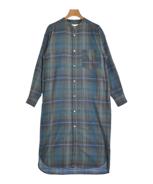 Le glazik(ルグラジック)シャツワンピース 緑 サイズ:36(S位)/2200669763010