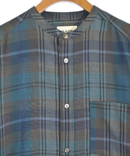 Le glazik（ルグラジック）シャツワンピース 緑 サイズ:36(S位) レディース/2200669763010