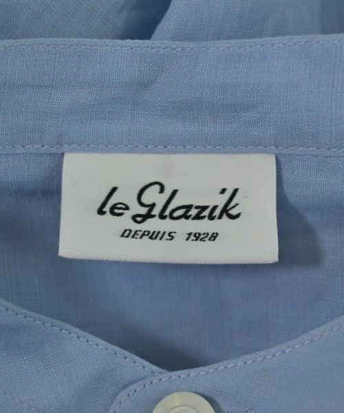 Le glazik（ルグラジック）シャツワンピース 青 サイズ:36(S位) レディース/2200735069084