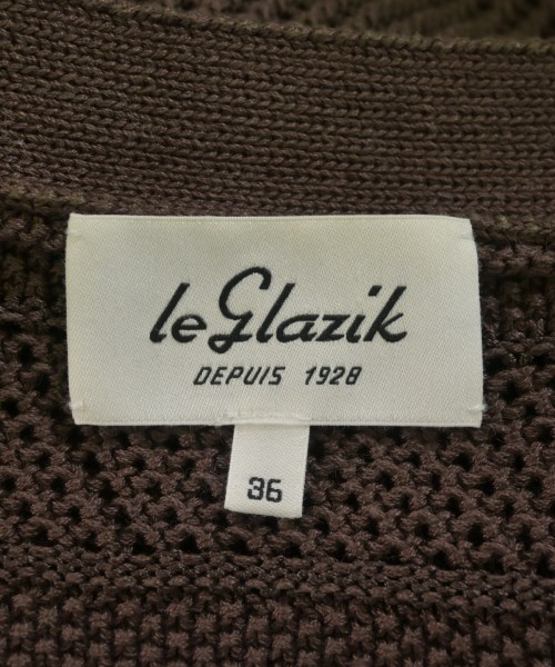 Le glazik（ルグラジック）カーディガン 茶 サイズ:36(S位) レディース/2200685845073