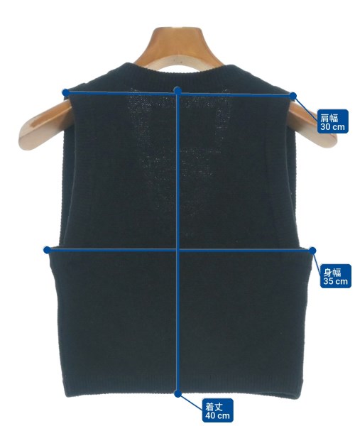 BY MALENE BIRGER（バイ　マレーネ　ビルガー）ベスト 黒 サイズ:S レディース/2200693790013