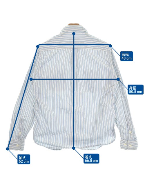 OMNIGOD（オムニゴッド）カジュアルシャツ 青 サイズ:3(L位) メンズ/2200619167035