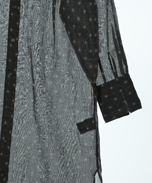 SOULEIADO（ソレイアード）シャツワンピース 黒 サイズ:36(S位) レディース/2200615960012