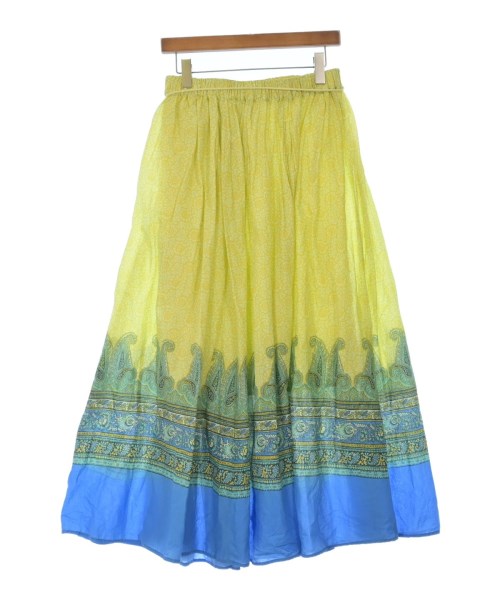 SOULEIADO（ソレイアード）ロング・マキシ丈スカート 黄 サイズ:36(S位) レディース/2200621095081