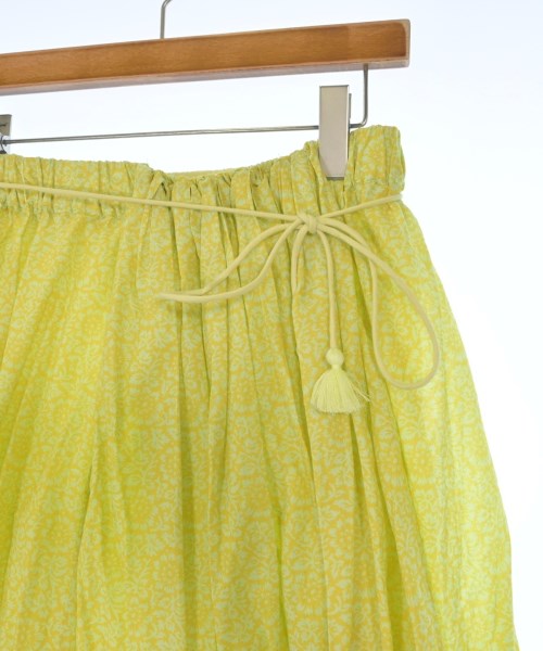 SOULEIADO（ソレイアード）ロング・マキシ丈スカート 黄 サイズ:36(S位) レディース/2200621095081