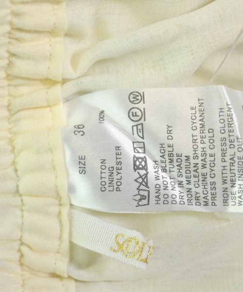 SOULEIADO（ソレイアード）その他 白 サイズ:36(S位) レディース/2200636937031