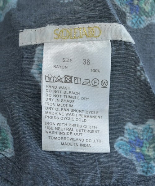 SOULEIADO（ソレイアード）オールインワン/サロペット 紺 サイズ:36(S位) レディース/2200634089015