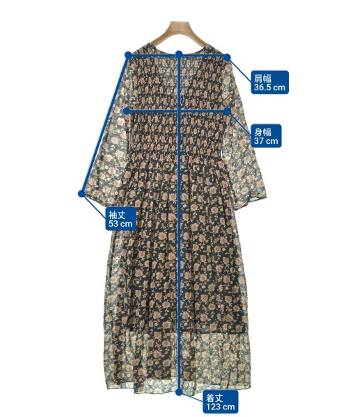 SOULEIADO（ソレイアード）ワンピース 黒 サイズ:36(S位) レディース/2200628186065