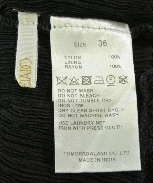 SOULEIADO（ソレイアード）ブラウス 黒 サイズ:36(S位) レディース/2200640684532