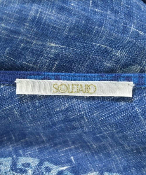 SOULEIADO（ソレイアード）ワンピース 青 サイズ:36(S位) レディース/2200621588125