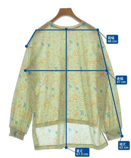 SOULEIADO（ソレイアード）ブラウス 緑 サイズ:36(S位) レディース/2200610395048