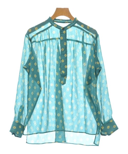 SOULEIADO(ソレイアード)ブラウス 緑 サイズ:F/2200673399038