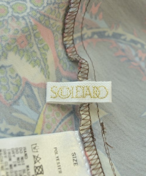 SOULEIADO（ソレイアード）ワンピース 茶 サイズ:36(S位) レディース/2200697073075