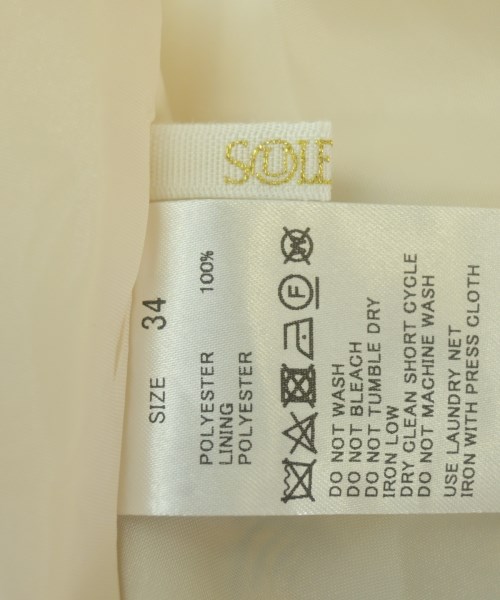 SOULEIADO（ソレイアード）ロング・マキシ丈スカート ベージュ サイズ:34(XS位) レディース/2200696819025