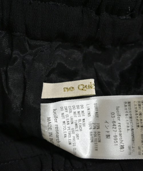 NE QUITTEZ PAS（ヌキテパ）ロング・マキシ丈スカート 黒 サイズ:-(M位) レディース/2200646673219