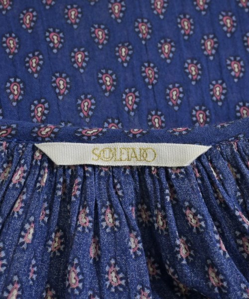SOULEIADO（ソレイアード）カジュアルシャツ 青 サイズ:36(S位) レディース/2200660471105