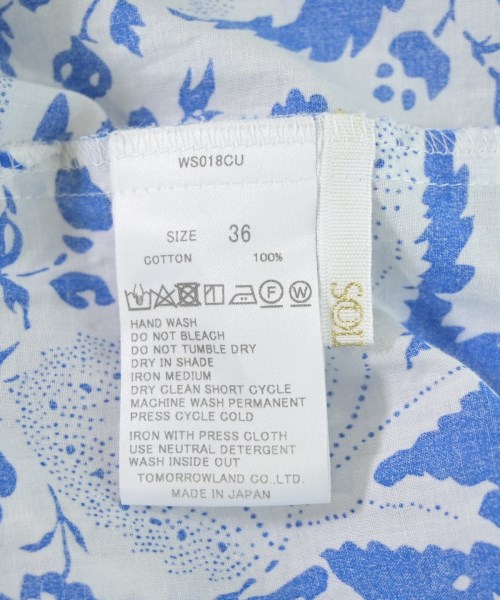 SOULEIADO（ソレイアード）シャツワンピース 白 サイズ:36(S位) レディース/2200658536076