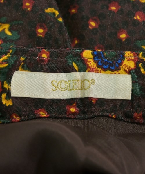 SOULEIADO（ソレイアード）ロング・マキシ丈スカート 茶 サイズ:34(XS位) レディース/2200633802080