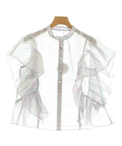 SOULEIADO(ソレイアード)ブラウス 青 サイズ:36(S位)/2200638750102