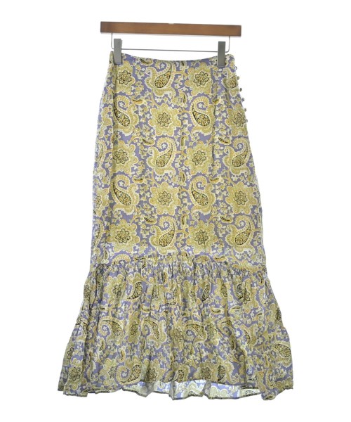 SOULEIADO(ソレイアード)ロング・マキシ丈スカート 紫 サイズ:34(XS位)/2200648543053