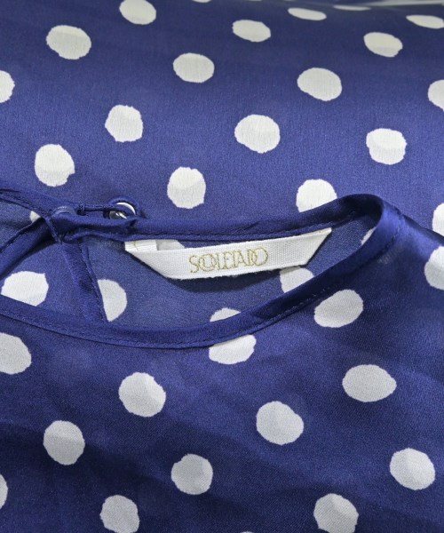 SOULEIADO（ソレイアード）ブラウス 青 サイズ:36(S位) レディース/2200649066216