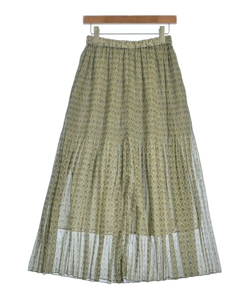 SOULEIADO（ソレイアード）ロング・マキシ丈スカート 緑 サイズ:36(S位) レディース/2200654090237