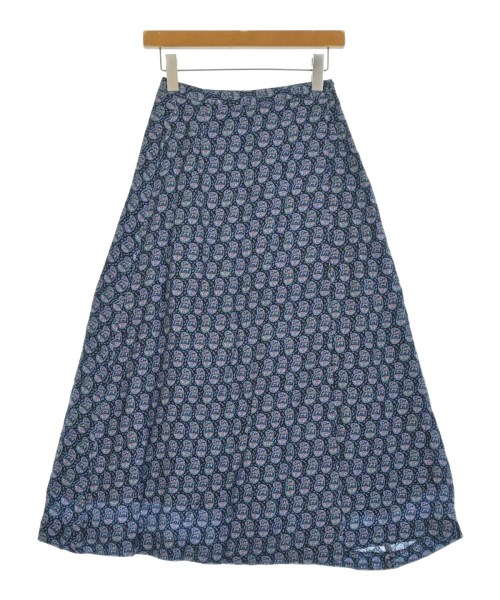 SOULEIADO(ソレイアード)ロング・マキシ丈スカート 青 サイズ:34(XS位)/2200648188049