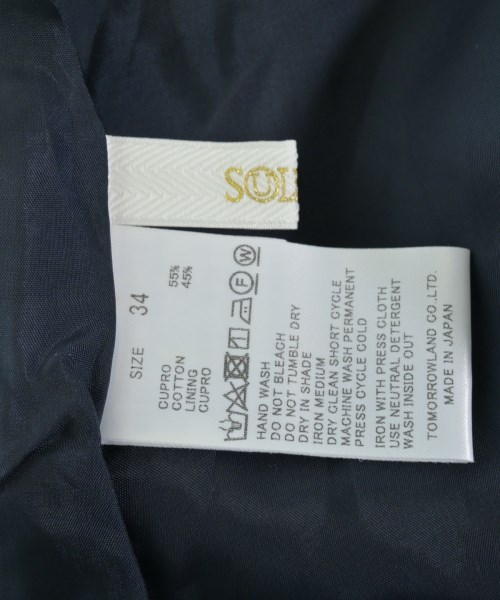 SOULEIADO（ソレイアード）ロング・マキシ丈スカート 青 サイズ:34(XS位) レディース/2200648188049