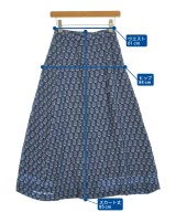 SOULEIADO（ソレイアード）ロング・マキシ丈スカート 青 サイズ:34(XS位) レディース/2200648188049