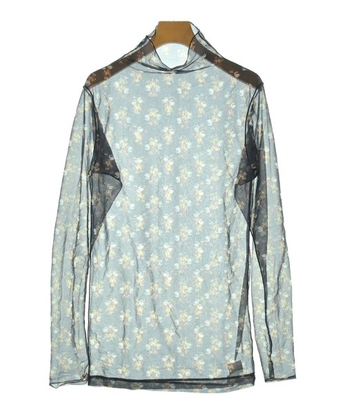 SOULEIADO(ソレイアード)ブラウス 紺 サイズ:S/2200667196377