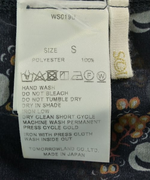 SOULEIADO（ソレイアード）ブラウス 紺 サイズ:S レディース/2200667196377