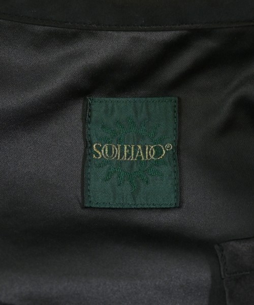 SOULEIADO（ソレイアード）ノーカラージャケット 黒 サイズ:36(S位) レディース/2200668029087
