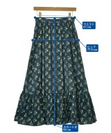 SOULEIADO（ソレイアード）ロング・マキシ丈スカート 青 サイズ:34(XS位) レディース/2200664521165