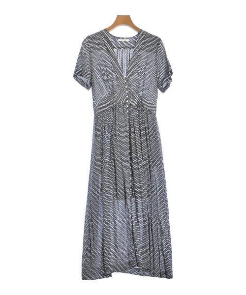 SOULEIADO(ソレイアード)ワンピース 紺 サイズ:36(S位)/2200669447132