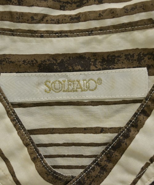 SOULEIADO（ソレイアード）カジュアルシャツ 茶 サイズ:S メンズ/2200688409111