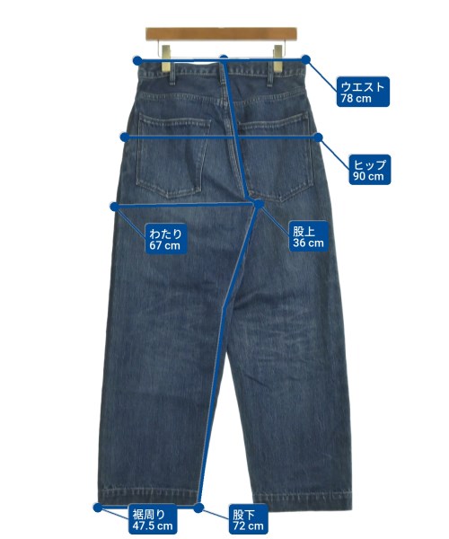 BRU NA BOINNE（ブルーナボイン）デニムパンツ 紺 サイズ:L メンズ/2200612686014
