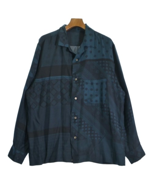 BRU NA BOINNE(ブルーナボイン)カジュアルシャツ 紺 サイズ:3(L位)/2200663357123
