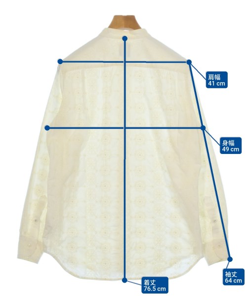 BRU NA BOINNE（ブルーナボイン）カジュアルシャツ 白 サイズ:1(S位) メンズ/2200679186052