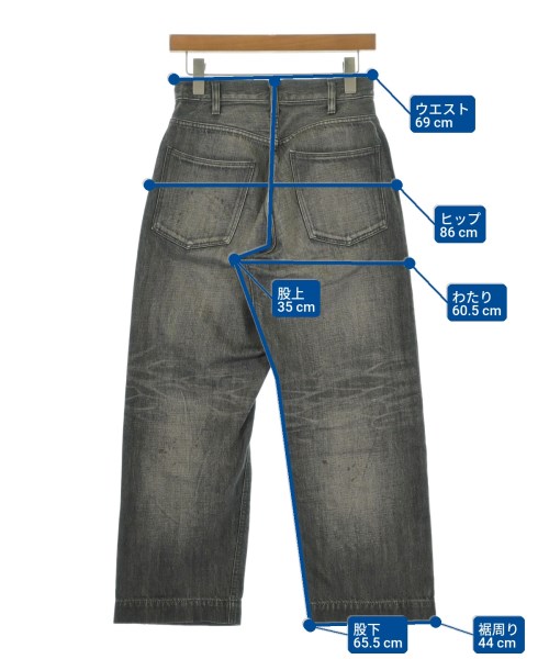 BRU NA BOINNE（ブルーナボイン）デニムパンツ 黒 サイズ:00(XXS位) メンズ/2200701442040