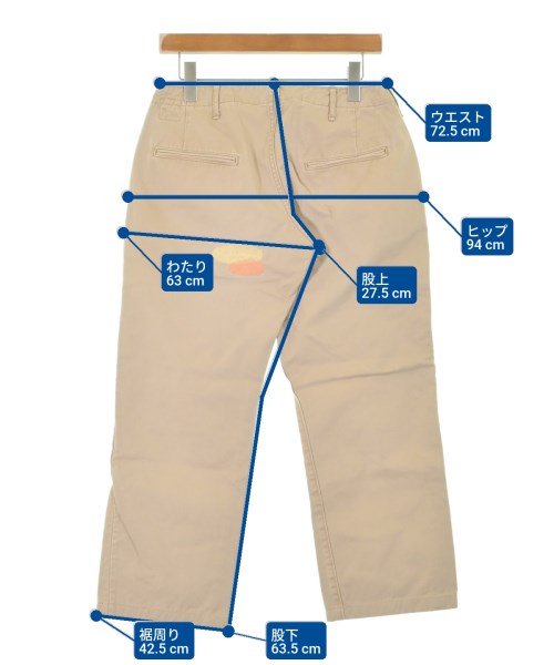 BRU NA BOINNE（ブルーナボイン）チノパン ベージュ サイズ:00(XS位) メンズ/2200649099030