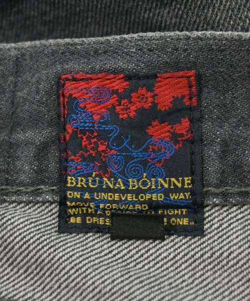 BRU NA BOINNE（ブルーナボイン）デニムパンツ グレー サイズ:2(M位) メンズ/2200647877562