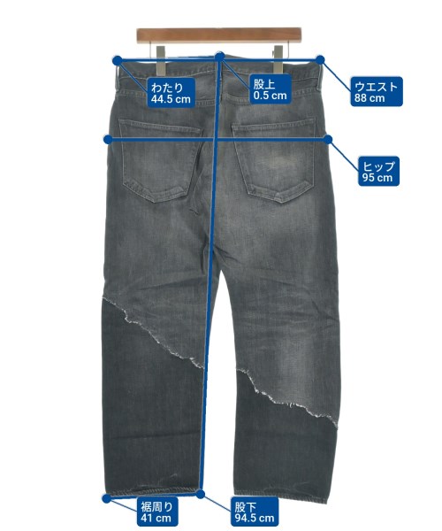 BRU NA BOINNE（ブルーナボイン）デニムパンツ グレー サイズ:2(M位) メンズ/2200647877562