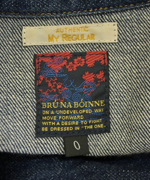BRU NA BOINNE（ブルーナボイン）デニムジャケット 紺 サイズ:0(XS位) メンズ/2200723962182