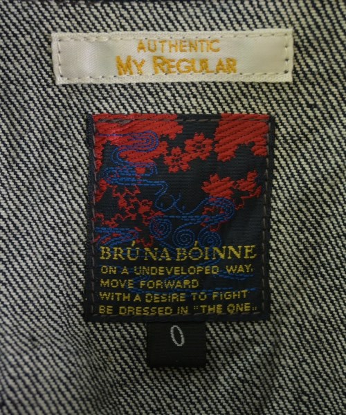 BRU NA BOINNE（ブルーナボイン）デニムジャケット 紺 サイズ:0(XS位) メンズ/2200718918163